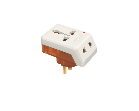 2 Pcs L403 Multi Travel Adapter 3 Shoe